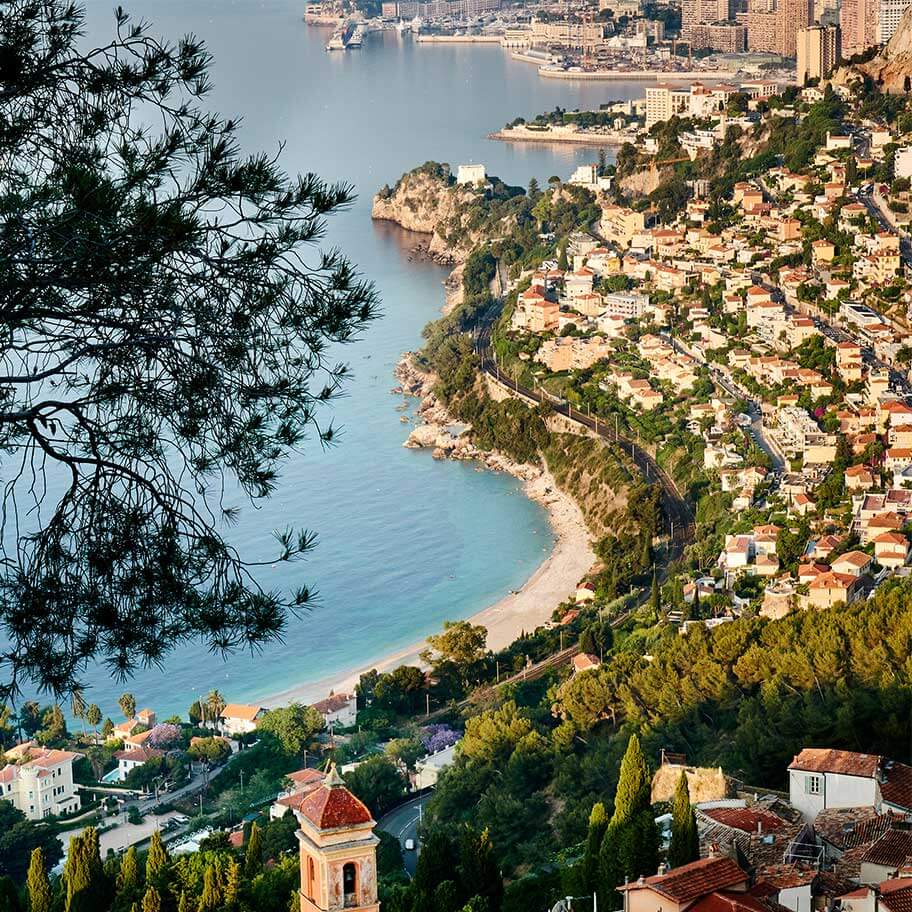 The Maybourne Riviera - View from the Hotel of Roquebrune Cap Martin