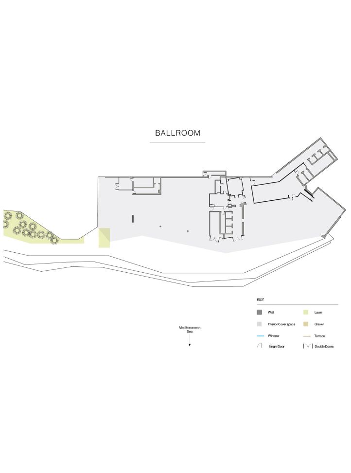 Plan 2D de l'espace événement - Ballroom event space floorplans